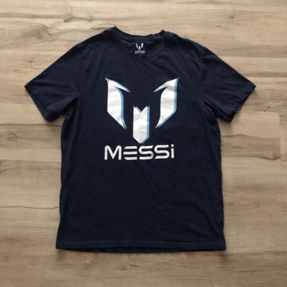 Messi Navy Blue Graphic Tee
